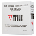 TITLE SINGLE WEAVE SUPER GAUZE比赛训练纱布绷带50卷