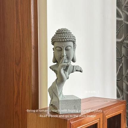 「嘘！ 不要说话！释迦牟尼佛像」 创意摆件家居好物艺术装饰礼物