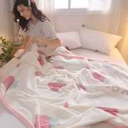 法莱绒3D毛毯夏季薄款法兰绒珊瑚绒毯子加厚床单人午睡空调毯冬季