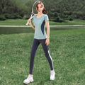芭比瑜伽服女套装2023年新款修身显瘦提臀训练休闲运动跑步健身服