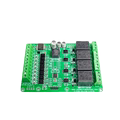 STM32工控板光耦隔离8输入4输出继电器工业控制开发板485 232通讯