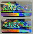 NGC钱币珍藏盒评级专用 PC古钱币鉴定 激光镭射变动二维码防伪标
