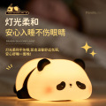 pang达熊猫硅胶小夜灯拍拍灯 panda熊猫国宝夜灯睡眠灯温馨床头灯