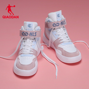 中国乔丹aj女鞋高帮板鞋空军一号2024夏款高帮百搭小白鞋运动鞋女