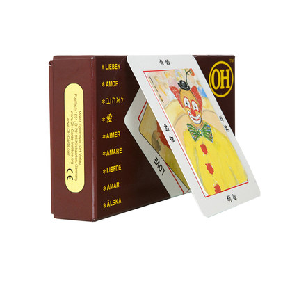 正版OH cards 中文卡牌  ECCO 抽象卡心理卡牌桌面游戏 送桌布纳