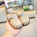 夏季女宝宝凉鞋1一2-3岁女童公主透气婴儿鞋防滑软底小童学步鞋子