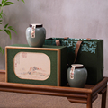 新款陶瓷罐茶叶包装礼盒空盒高档半斤红茶绿茶明前龙井礼盒装定制