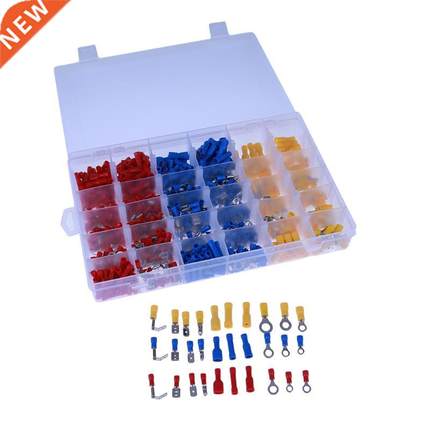 720Pcs Wire Connector Insulated Crimp Terminals Kit Spade As