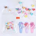 18Pcs 3D Cute Lollipop Candy Mixed Colors Cartoon Set For Na