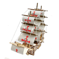 男童男孩子木质玩具儿童10-12岁手工制作木头拼图立体3d模型帆船