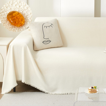 防水加厚高级感沙发盖布四季万能套罩2024毯子宜家直排三人座垫巾