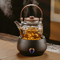 玻璃煮茶壶2024新款煮茶器电陶炉自动烧水壶煮茶炉专用套装家用
