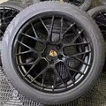 议价20寸保时捷玛卡黑色原厂原车拆车件轮毂轮胎 一套联系客服