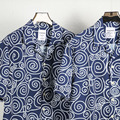 S小众设计 美式潮牌夏威夷沙滩衬衣复古街头男女宽松短袖个性衬衫