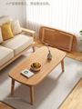 可折叠茶几客厅家用简约现代方形实木小桌子简易日式泡茶桌小户型