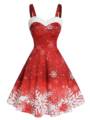 S-3xl For Women Vintage Christmas Dresses Ombre Color
