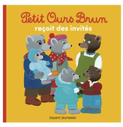 法语童书 小棕熊系列 Petit Ours Brun reçoit des invités 小棕熊来客人啦 睡前故事 小语种儿童绘本 法语绘本 法语初级阅读