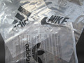 AD NK三叶草塑料袋服装拉链袋 衣服包装袋 透明袋 内包装袋防尘袋