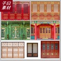 子曰中式中国风古代老旧门窗木门婚礼设计婚庆高清图片设计素材