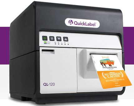 彩色商标桌面打印机Quicklabel QL-120标签高清便捷标签打印机
