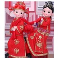 中国风婚庆娃娃新郎新娘摆件家居婚房装饰创意结婚七夕情人礼物品