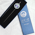武汉大学校徽金属书签双一流高校特色礼品樱花节纪念品励志古风礼