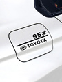 专用丰田卡罗拉雷凌RAV4荣放凯美瑞亚洲龙油箱盖车贴9295加油贴纸