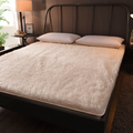 羊毛床垫冬季垫被垫背床褥褥子1.8m加厚保暖羊羔绒单双人软垫家用