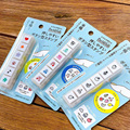 日本KODOMO NO KAO 六联浸透印按钮式手账印章图章印画 Pochitto6