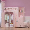 衣柜简约现代经济型塑料布衣橱组装卧室省空间仿实木板式简易柜子