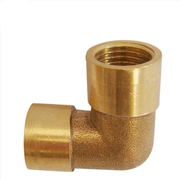 铜弯头1分2分3分双内丝内外丝铜接头 加长加厚 90度弯头水暖管件