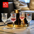意大利进口RCR水晶玻璃雕花复古红酒高脚杯葡萄酒香槟杯酒具套装