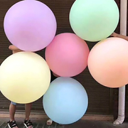 泰国进口24寸气球马卡龙色圆形乳胶加厚户外婚礼婚庆生日派对装饰