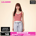 多巴胺LALABOBO24夏季新款修身条纹性感吊带背心女士|LBDB-WSWT27