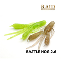 日本RAID精细软饵鳌虾BATTLE HOG2.6寸高比重黑坑竞技JIG饵小龙虾