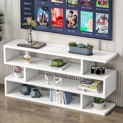 免漆电视柜三层小户型迷你家用简单卧室客厅增高电视桌极简经济型