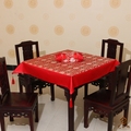 热卖中式餐桌定做桌旗防水防油桌布茶几布艺桌垫隔热垫定制方桌布