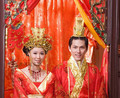 古装结婚凤冠头饰传统中式婚礼新郎新娘发饰影楼拍照写真古装发饰