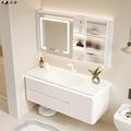 【首单直降】圆角瓷一体盆浴室柜组合美妆智能镜柜卫生间洗手盆