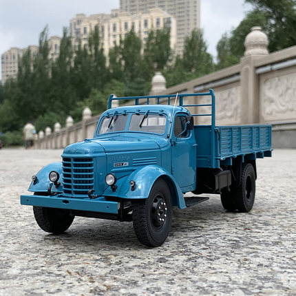 新一汽原厂车模解放CA15卡车模型1:24合金仿真汽车模型成人玩具收