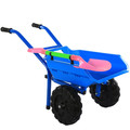 速发现货过家家玩具儿童沙滩小推车3岁/5岁大号双轮/单轮工程推土