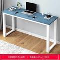 黑蓝白色电脑桌长80/100/120/140宽40高73cm钢木桌写字学习读书桌
