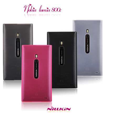 NILLKIN耐尔金NOKIA800手机壳 Lumia800c手机套保护壳 磨砂套+膜