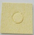 耐高温黄色海绵电烙铁头清洁海棉垫加厚压缩焊台除锡60mm*60mm