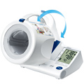 欧姆龙电子血压计上臂式血压测量仪家用老人全自动量血压测压仪器