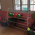 新品篮球收纳架幼儿园装篮球架子儿童皮球架篮球框足球架排球车置