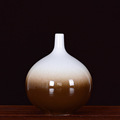速发手工创意双色釉客厅展厅陶瓷摆件花瓶三件套双色釉花插