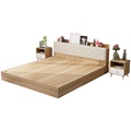 板式床1.5米现代简约箱体床1.8m双人床榻榻米1.2单人床高箱储物床