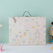新款儿童礼品盒婴儿宝宝礼物盒大号衣服包装盒子满月生日礼盒空盒