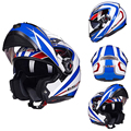 新款ls2揭面盔双镜片男女冬季摩旅机车3C认证摩托车头盔防雾四季F
